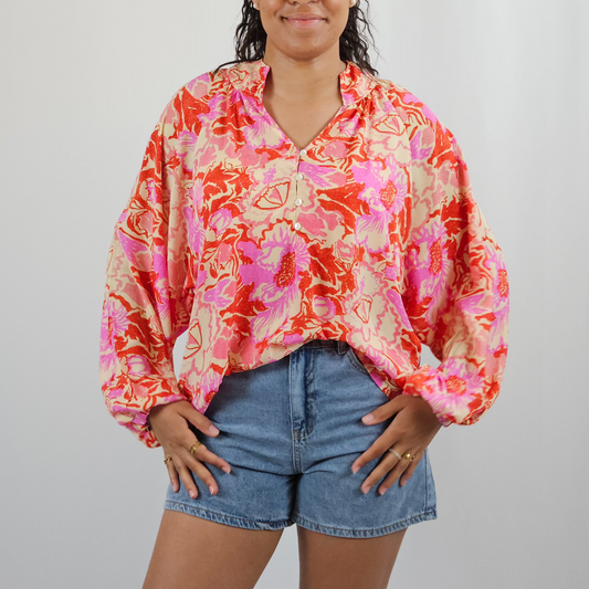 Blouse multicolore