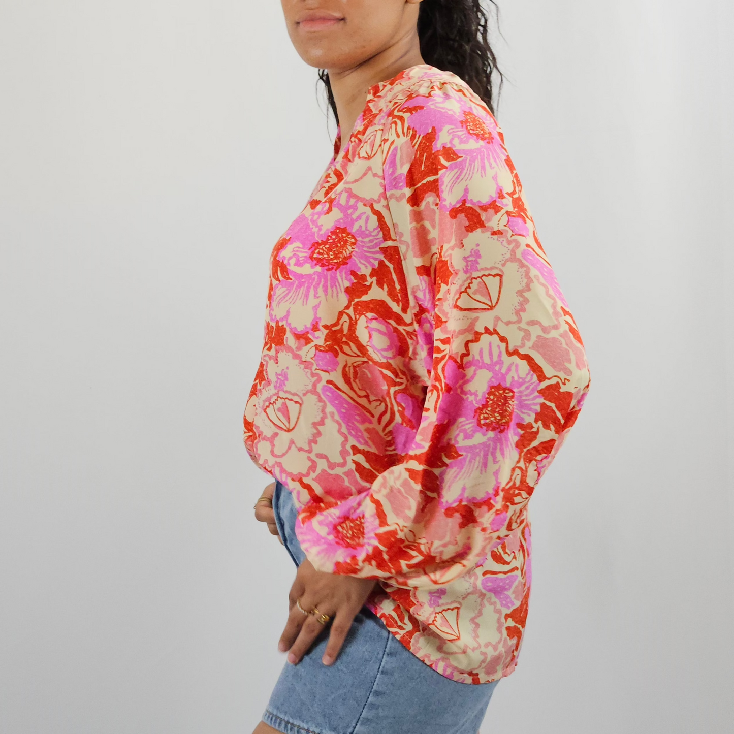 Blouse multicolore