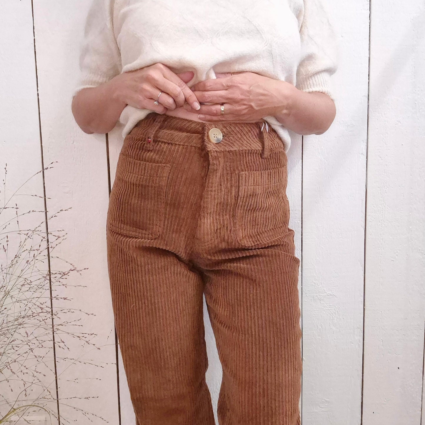 Pantalon velours côtelé