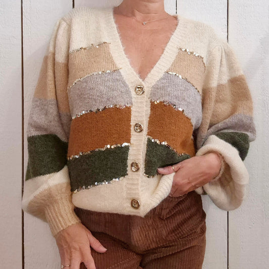 Gilet manches longues