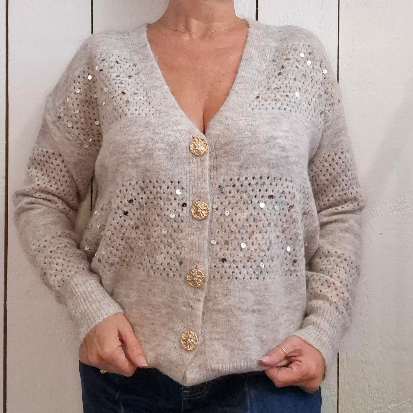 Gilet manches longues