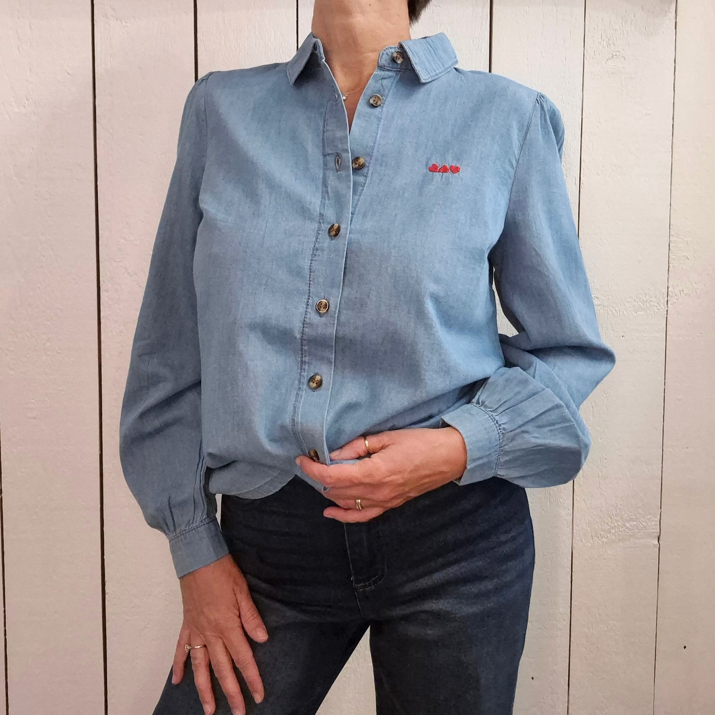 Chemise manches longues