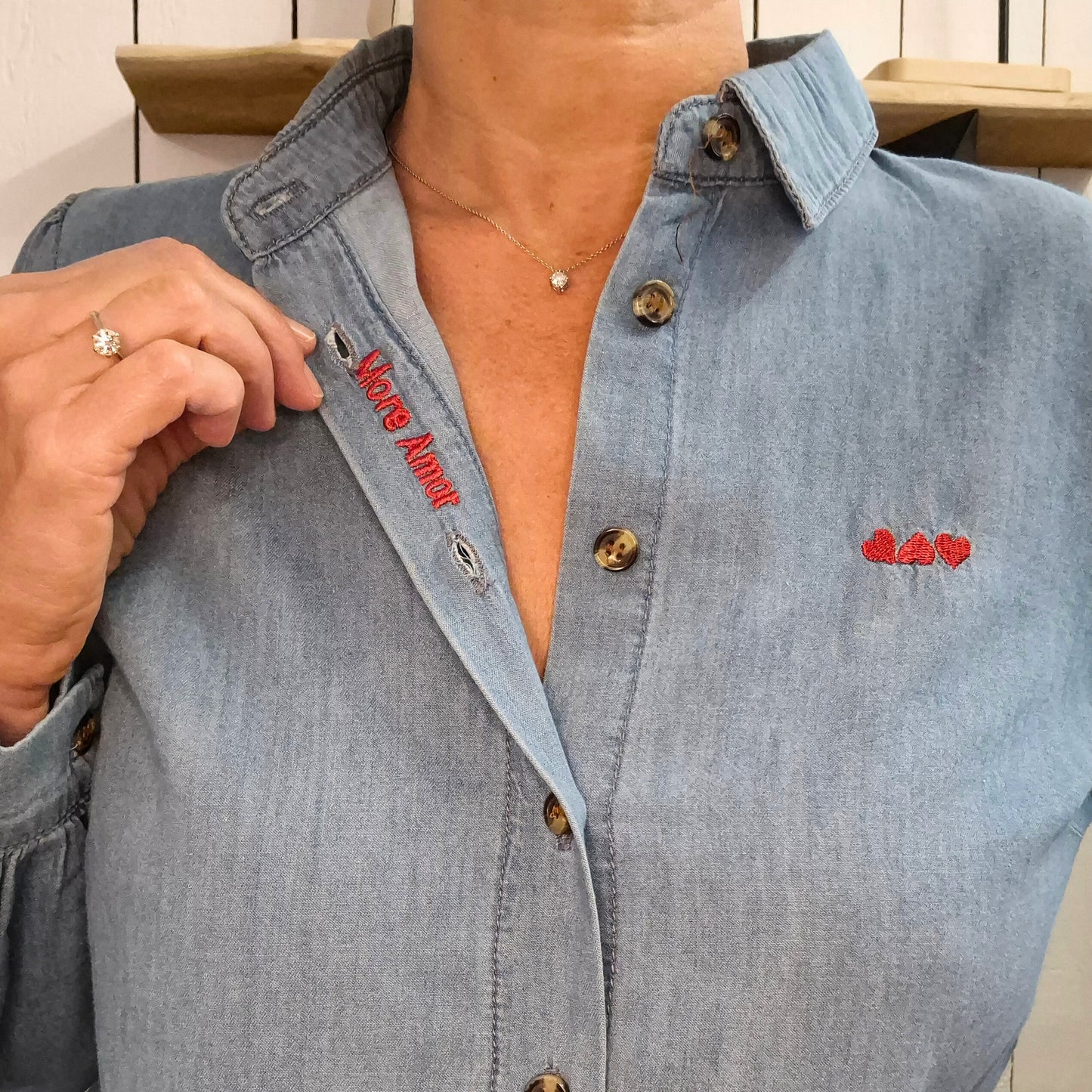 Chemise manches longues