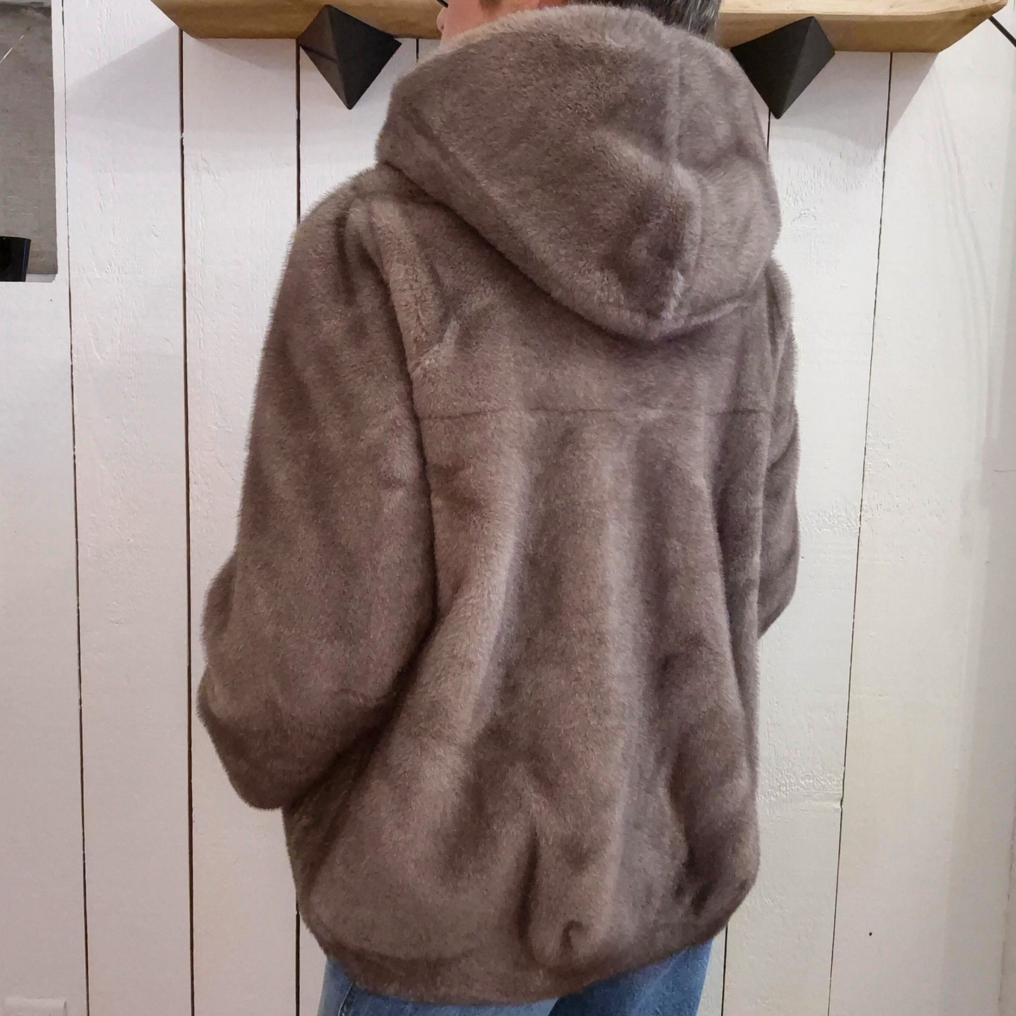 Blouson fausse fourrure