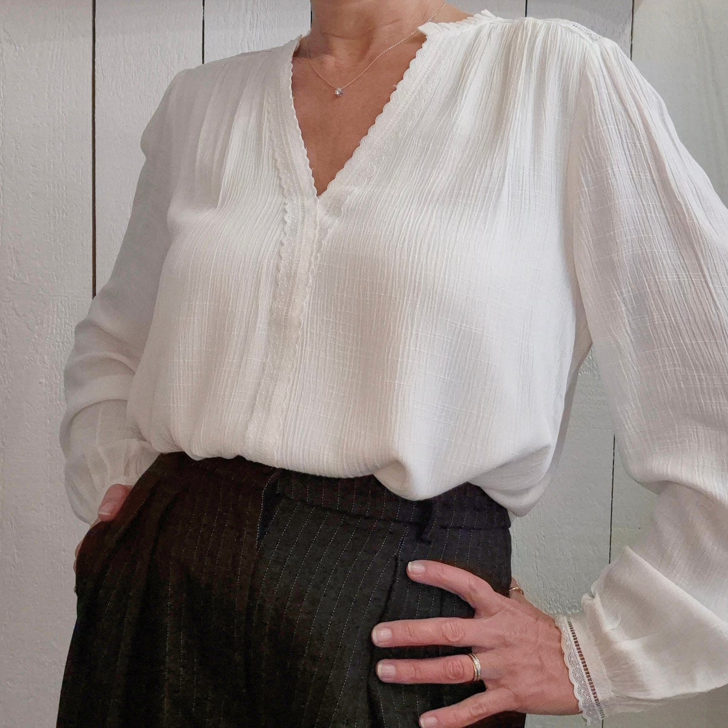 Blouse manches longues