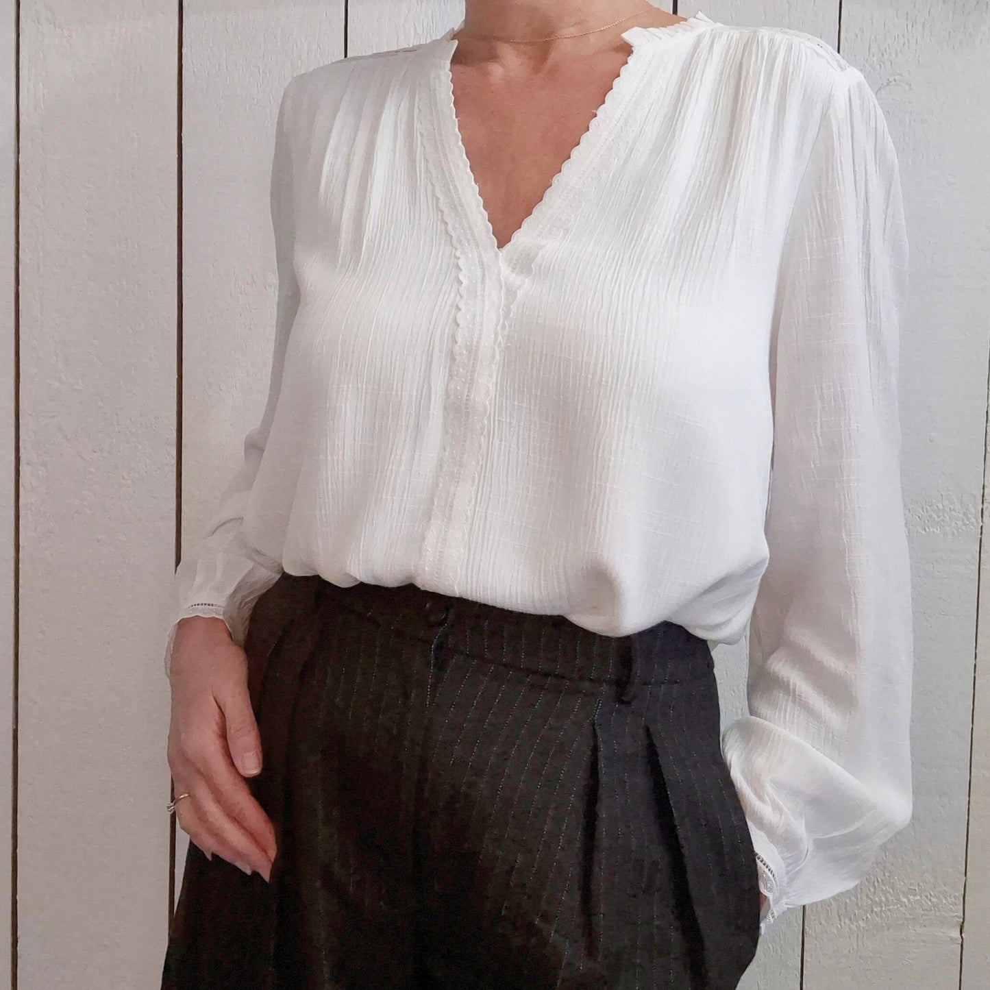 Blouse manches longues