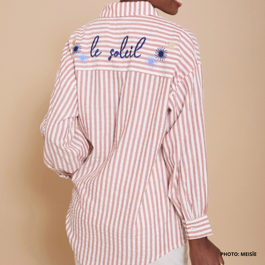 Chemise brodée