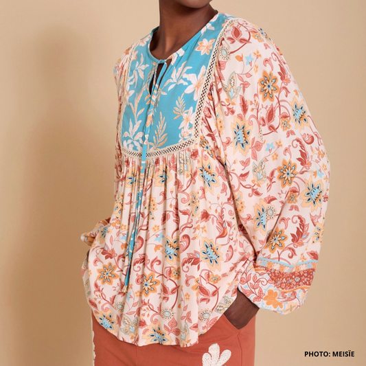 Blouse fleurie