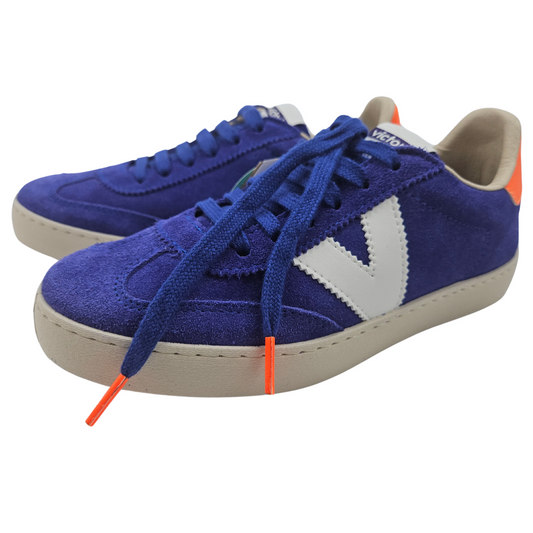 Baskets bleues azur